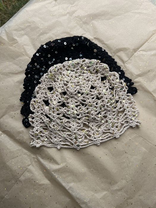 czapka crochet 56-58cm