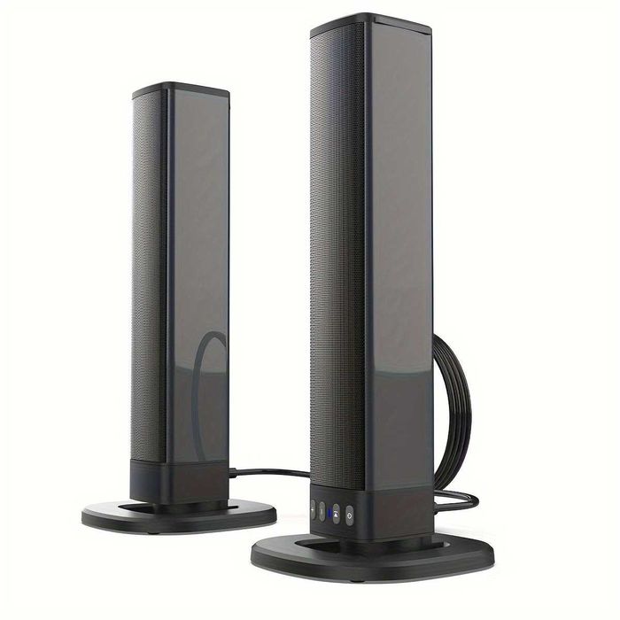 Sistema de Som Soundbar 20W  Surround 3D 5.0, Carga Rápida -C, para TV