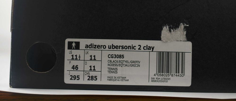 Adidas Buty Tenisowe Adizero Ubersonic 2 Clay  Cg3085 roz. 46
