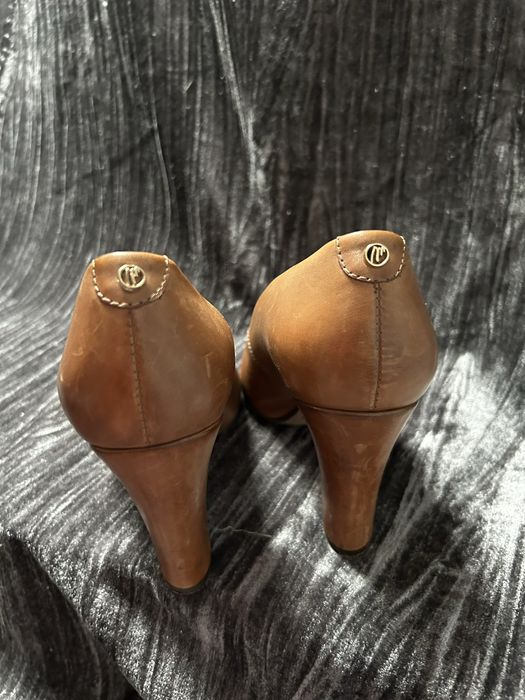 Skórzane czółenka Marco shoes 39