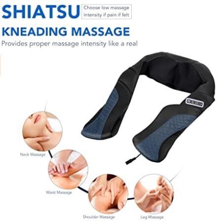 Aparelho massagens e aquecimento tres velocidades novo