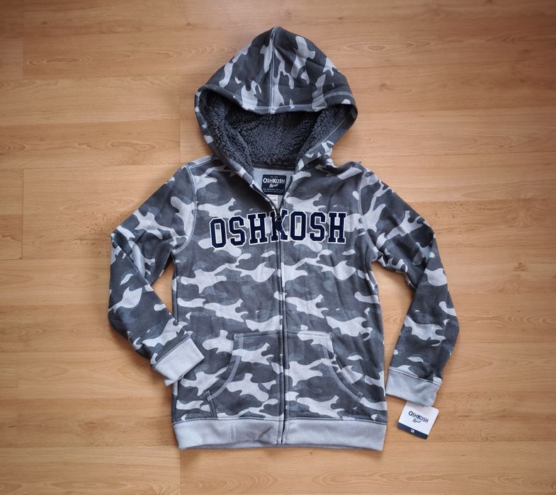 Дитяча флісова,тепла кофта худі на блискавці Carters Oshkosh для хлопч