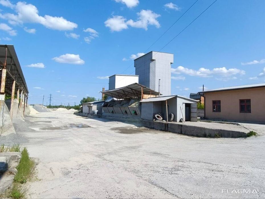Продаж промисловий, виробничий комплекс з територією, бетонний завод