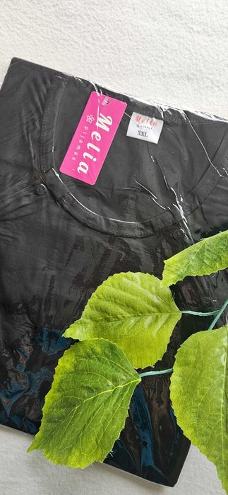 XXL 44 Koszula ciążowa piżama nocna do karmienia odpinana rozpinana