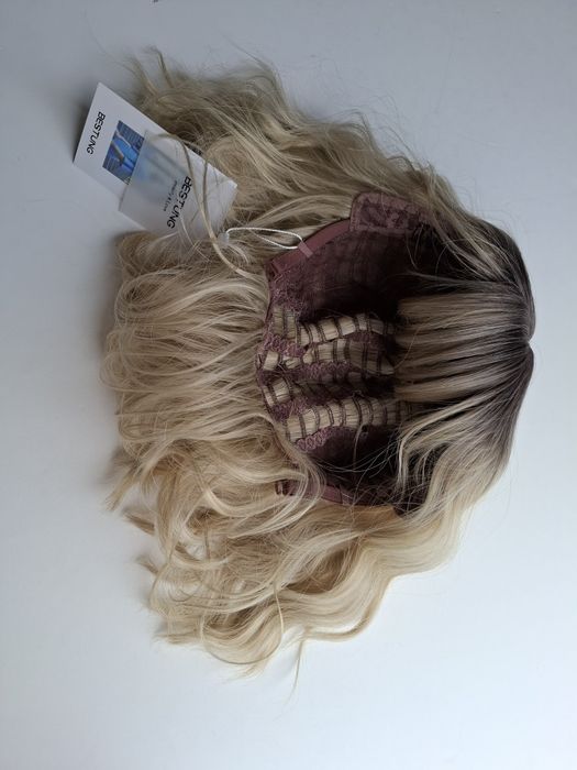 Peruca loira ombre ondulado e curto    NOVO   [envio registado grátis]