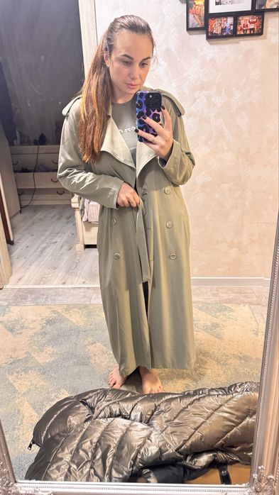 Пальто плащ тренч зара