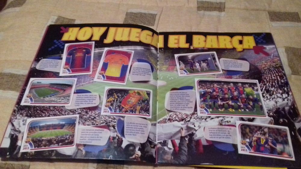 Caderneta de futebol do Barcelona