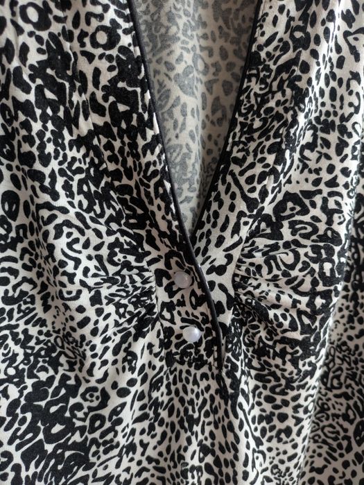 Damska bluzka czarno-biała