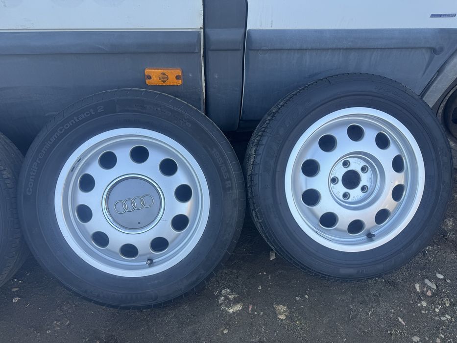 Felgi z oponami 195/65R15 Audi 5x100 A1 A2 A3 Volkswagen Skoda Seat