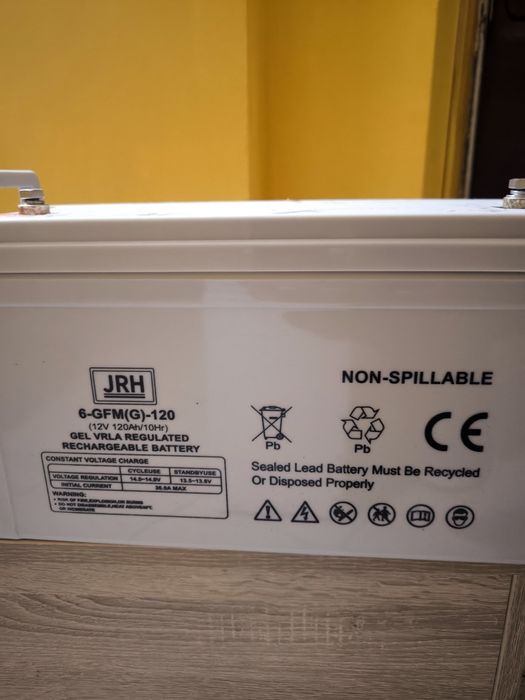 Аккумулятор гелевій GRH 12V 120Ah/10Hr