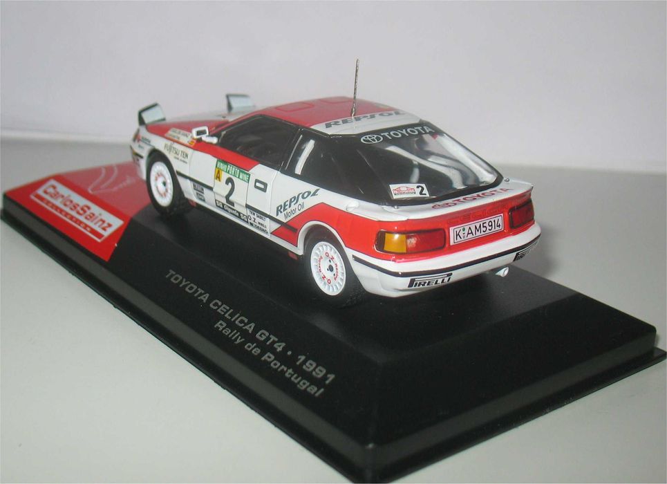 Altaya/Ixo - Toyota Celica GT-4 - Vencedor Rally de Portugal 1991 - Carlos Sainz