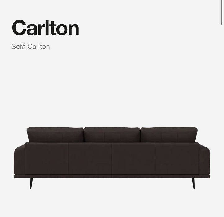 Sofá 4 Lugares Couro BoConcept