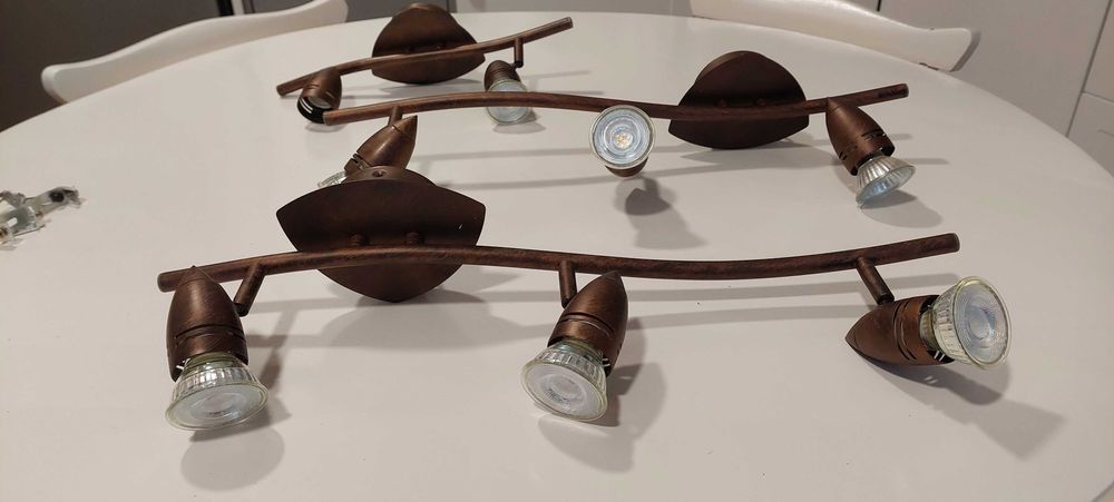 Candeeiros de tecto rusticos