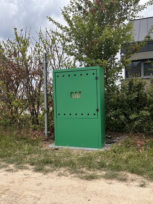 Zabudowa skrzynki gazowej eletrycznej