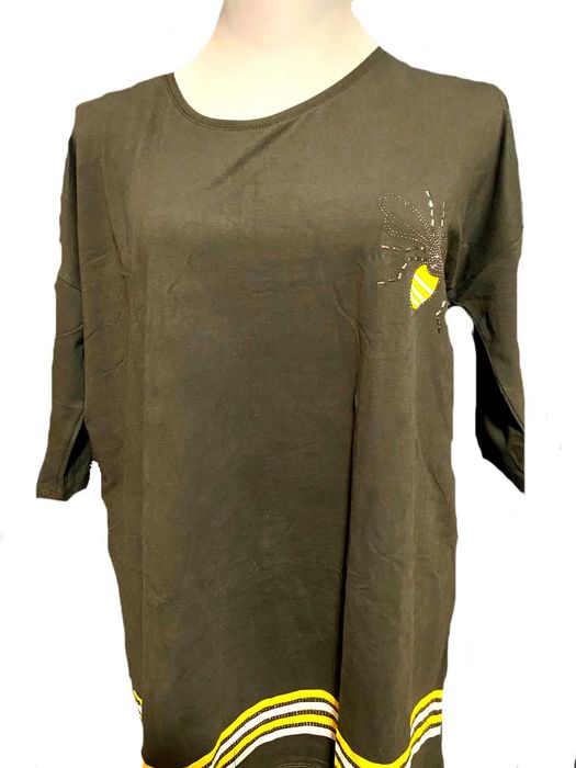 Bluzka Tunika Khaki z Osą 46/48/50/52/54