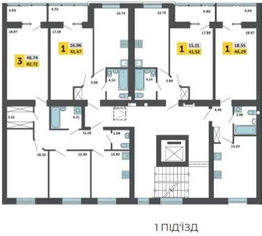 3КІМ КВАРТИРА у новобудові