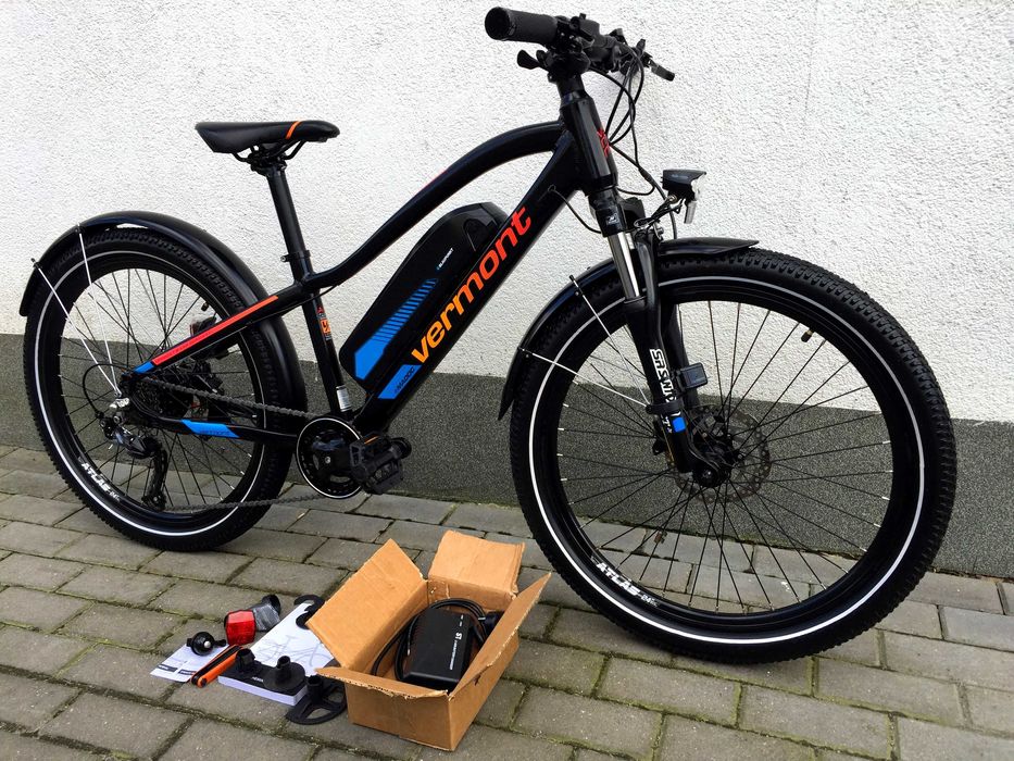 WYPRZEDAŻ Powystawowy Rower Elektryczny * VERMONT MADOC 24 * BLAUPUNKT