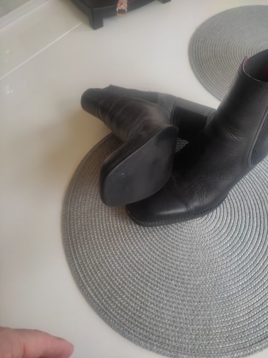 Botki Zara 40 skóra