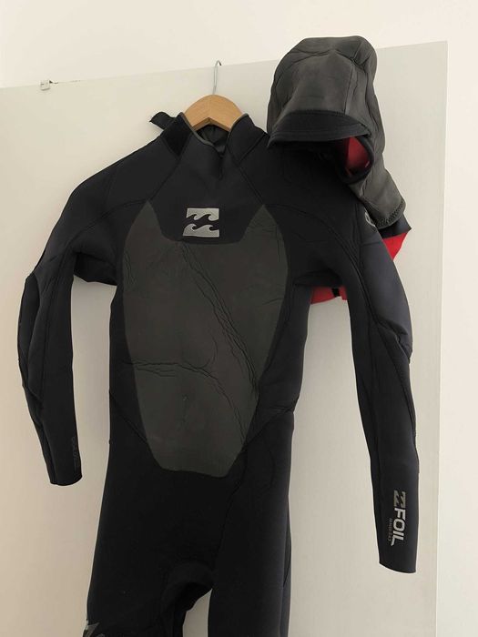 Fato Surf NOVO Billabong Wetsuit Foil com gorro