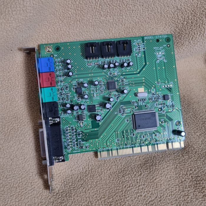 Karta dźwiękowa Creative Sound Blaster PCI 128 | CT4750 | CT5880 | Retro PC