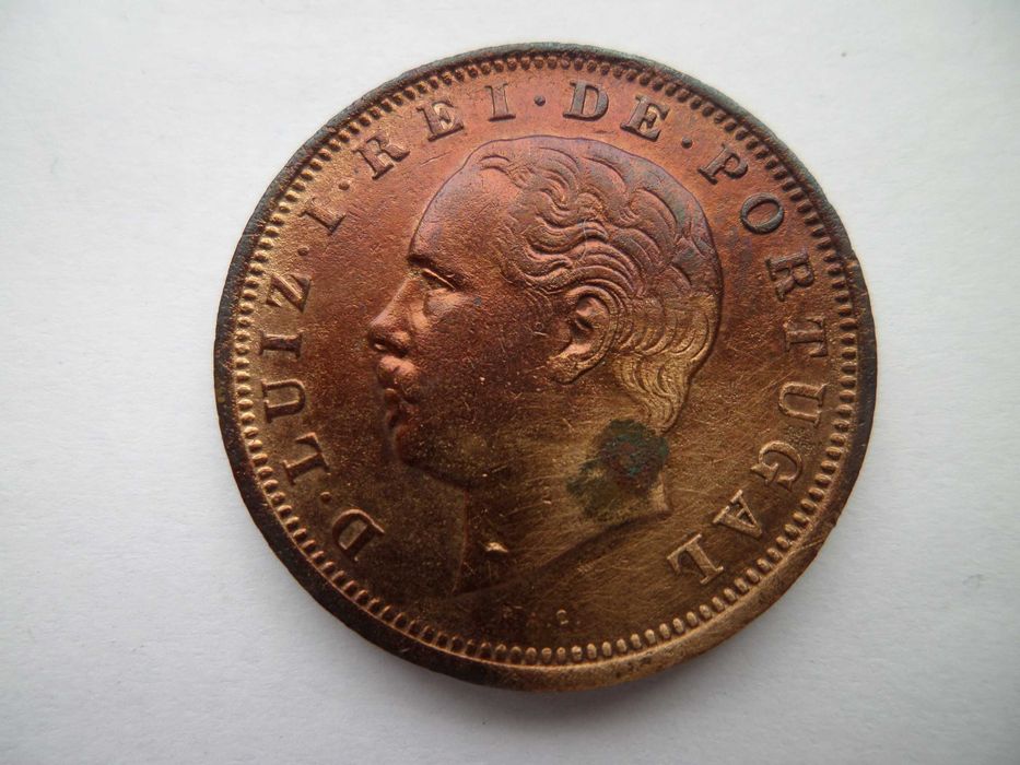 Moeda XX Reis 1885 , D. Luis