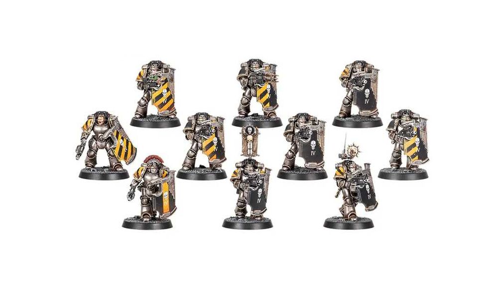 Warhammer The Horus Heresy Space Marines MKIII Breacher Squad