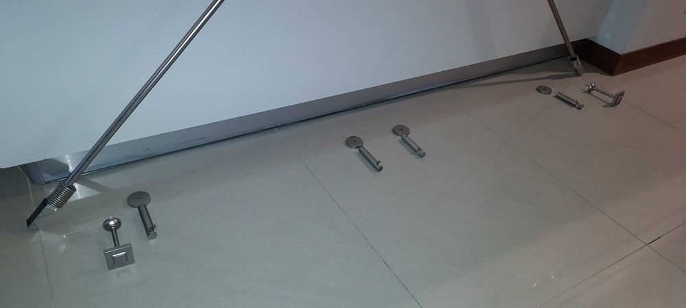 Karnisz kątowy komplet