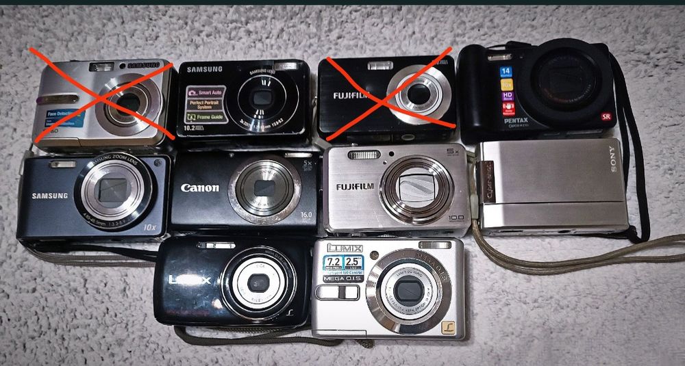 Цифровий фотоапарат Samsung,Sony,Canon,Fujifilm,Lumix(ціни в описі)