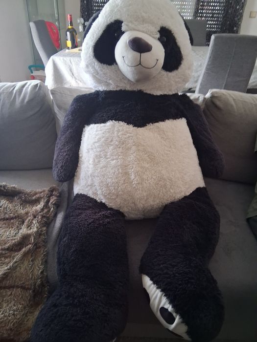 Panda peluche como novo