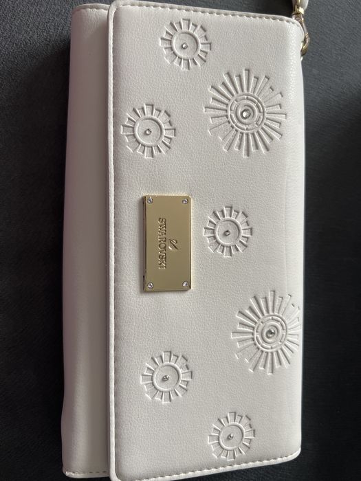 Portfel Swarovski z kryształkami