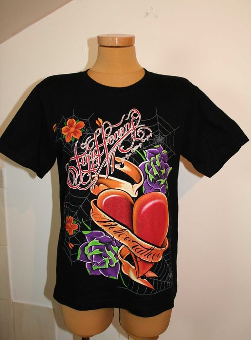 Koszulka z Krótkim rękawem czarny T-shirt HOT Eagle rozmiar: M