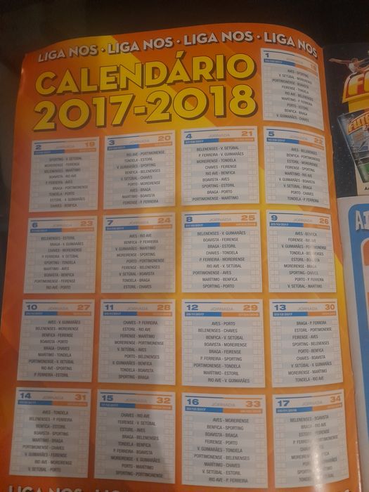 Caderneta oficial de cromos 2017-2018