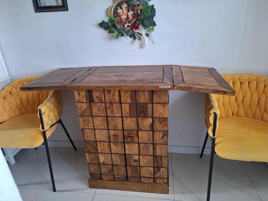 Szafka barowa,barek drewno sheesham