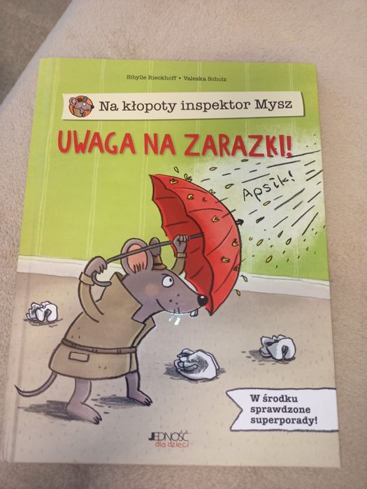 Książka dla najmłodszych Na kłopoty inspektor Mysz