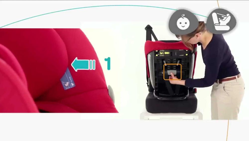 Cadeira ISOFIX, Top Tether, reclinável, duplo sentido, ótimo estado!