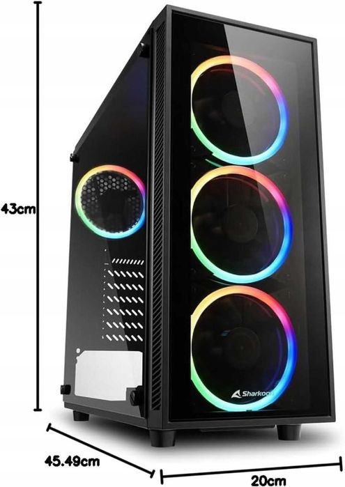 Nowy komputer gamingowy Intel i5 12x4,3GHz 1,5TB SSD RTX 3050 RAM 16GB