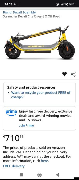 Scrambler Ducati City cross-E X Off Road