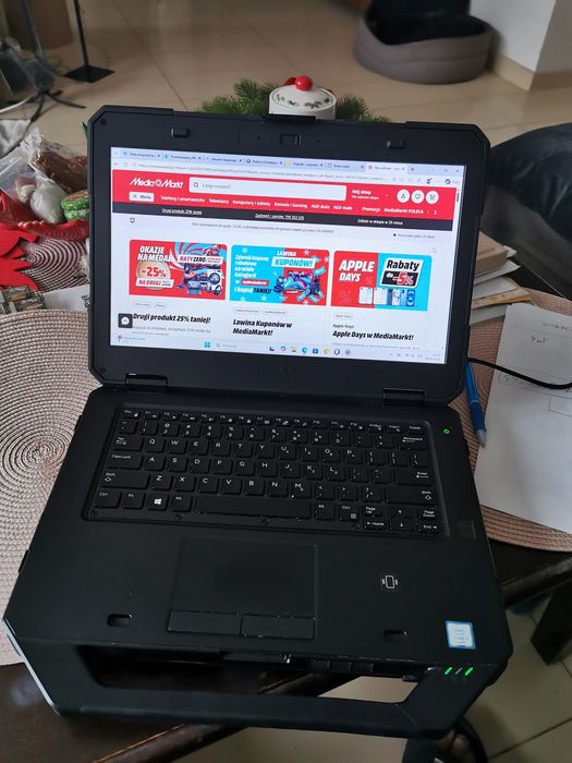 Dell rugged 5414 toughbook, dysk twardy 237GB36GB