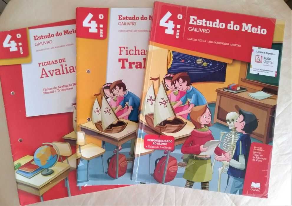 Manuais de estudo do meio 4ºano