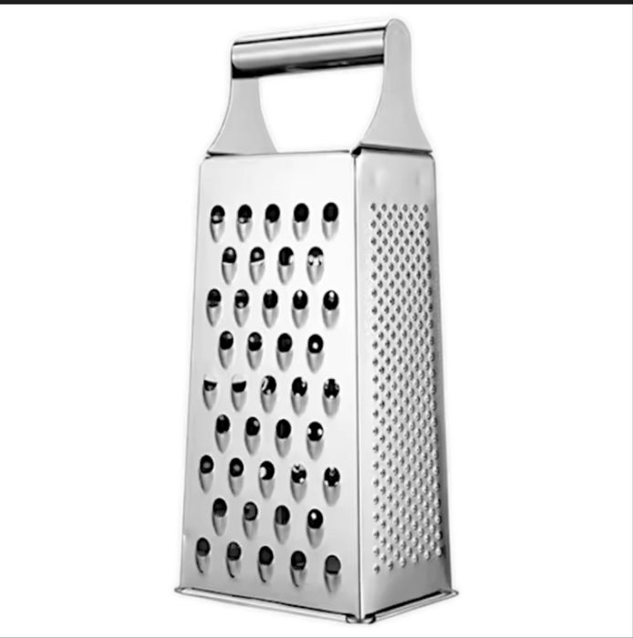 Тертка 4 сторін. метал 7х9х19,5см, терка для овочів метал