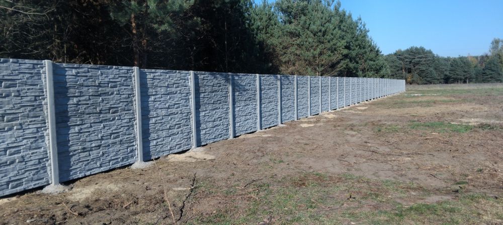 Ogrodzenie betonowe panelowe PRODUCENT  montaż