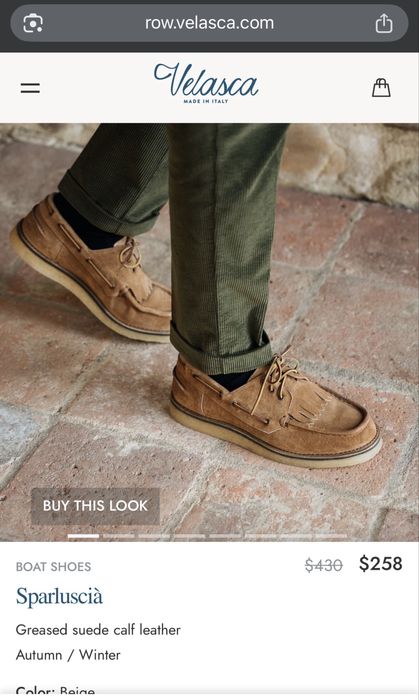 Топсайдери Velasca Sparluscià