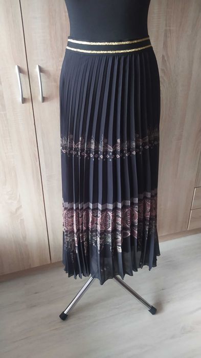 Desigual długa plisowana spodnica