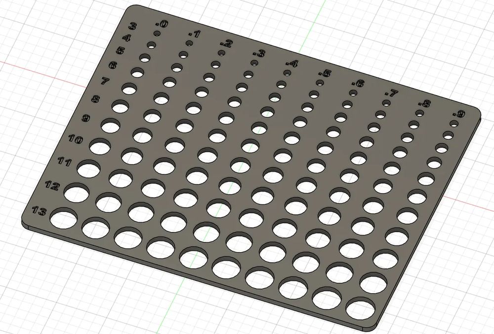 Hole Measurement Guide (3 to 13.9 mm)