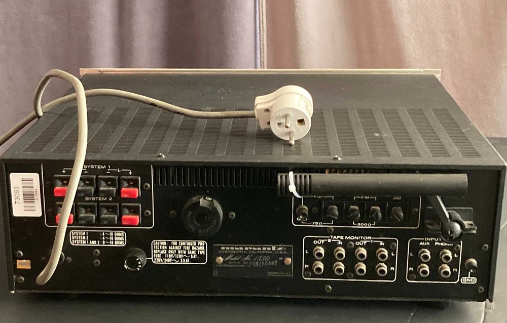 Marantz 1550 wzmacniacz amplituner hi-end 1978 vintage DO RENOWACJI
