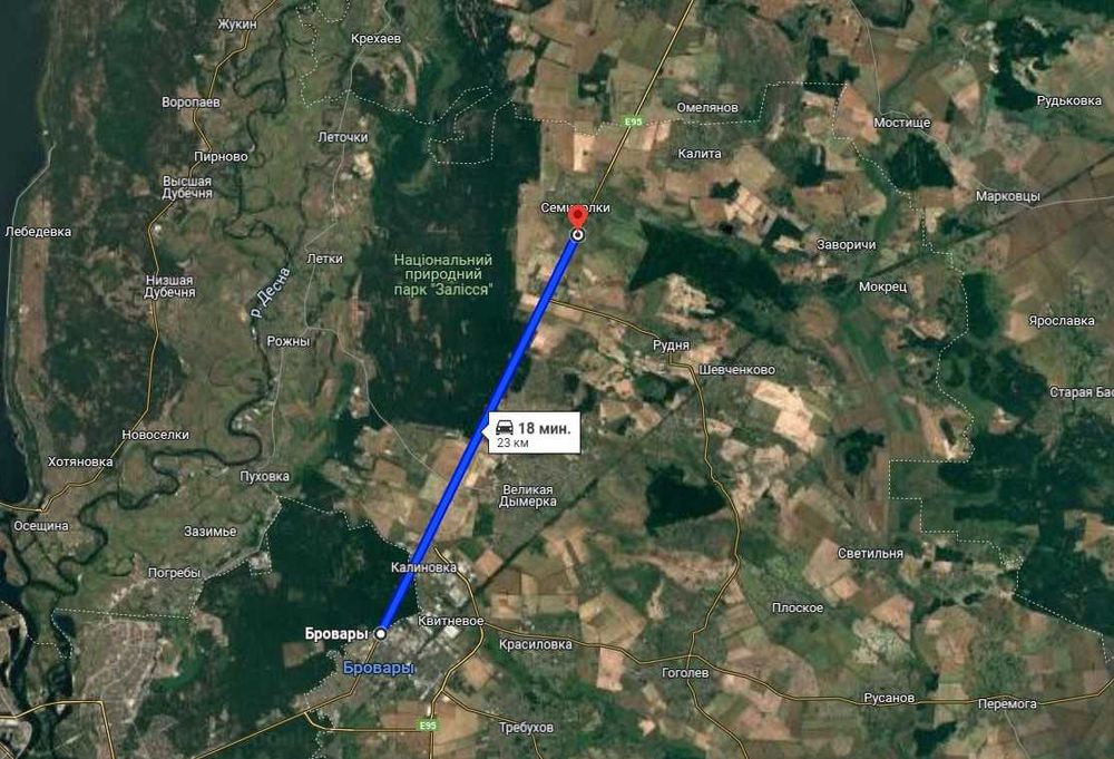 Продам земельну ділянку 15 соток в селі Семиполки