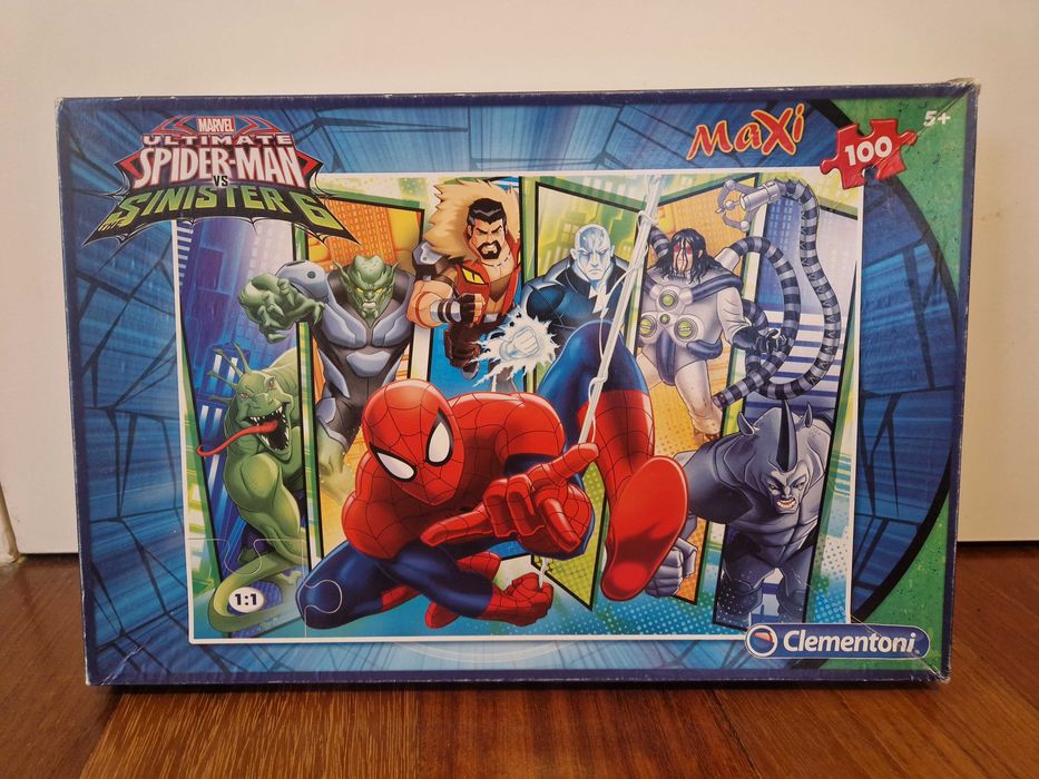 Puzzle Spiderman vs Sinister 6 100 peças