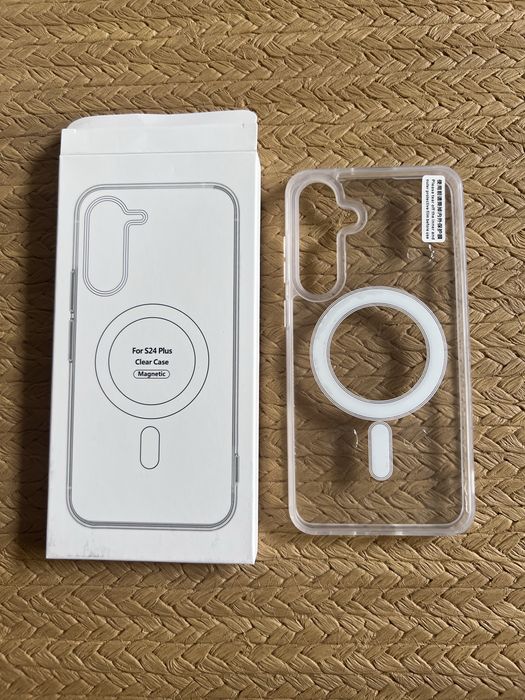 Etui Clear do Samsung Galaxy S24 Plus / MagSafe / szkło gratis - nowe