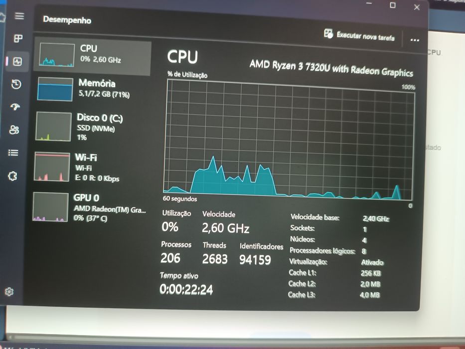 Portátil Acer 3  completamente novo