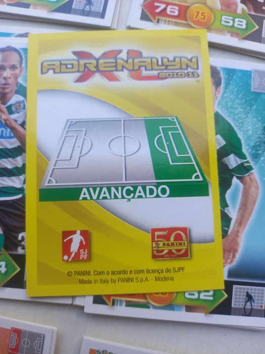 16 cartas/cromos / sporting adrenalyn xl 2010-11